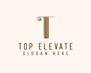 Fashion Boutique Letter T logo design