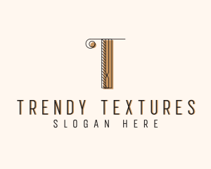 Fashion Boutique Letter T logo design