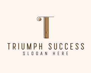 Fashion Boutique Letter T logo design