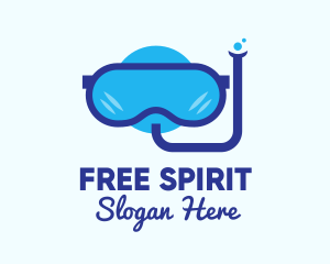 Sea Snorkeling Gear logo design