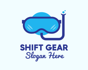 Sea Snorkeling Gear logo design