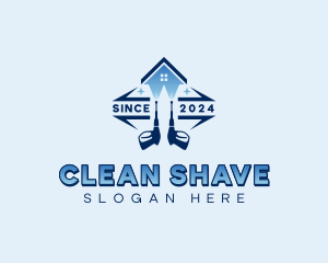 Cleaning Pressure Washer logo design