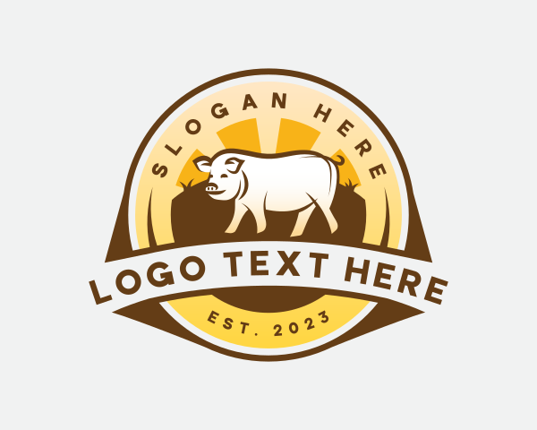 Boar logo example 3