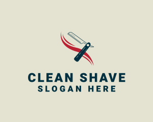 Men Shaver Styling logo design