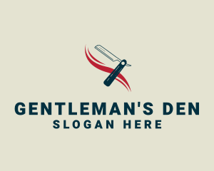 Men Shaver Styling logo design