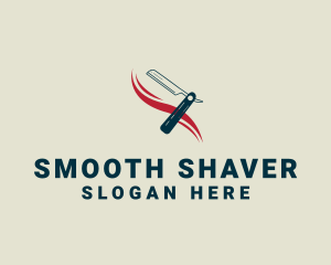 Men Shaver Styling logo design