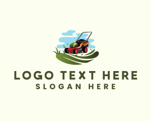 Lawn Mower Grass logo