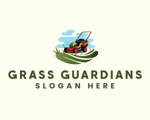 Lawn Mower Grass logo