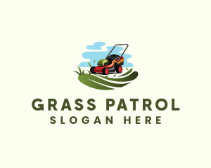 Lawn Mower Grass logo