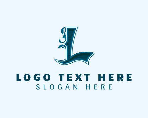 Letter L logo example 3