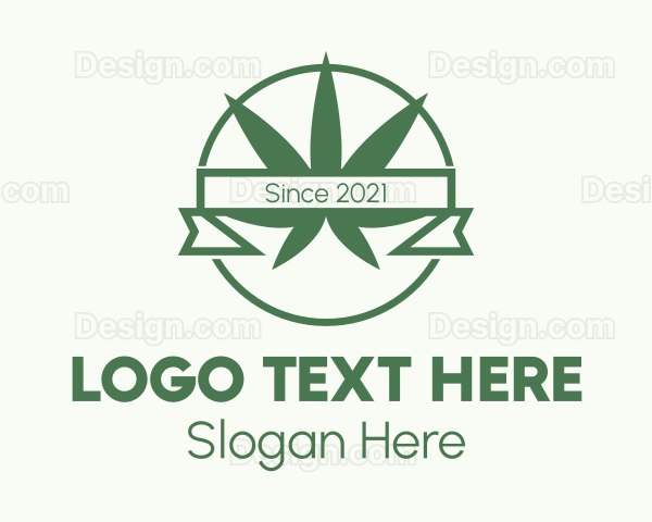 Marijuana Dispensary Banner Logo