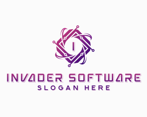 Cyberspace Software Programming logo design