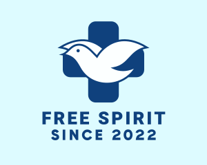 Spiritual Bird Cross logo design