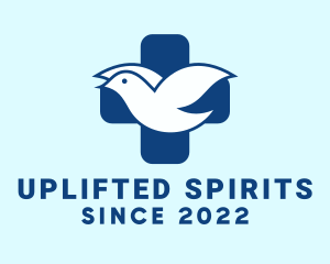 Spiritual Bird Cross logo design