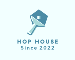 House Renovation Paint logo design