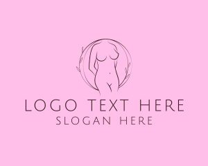 Nude Sexy Skin Care logo design