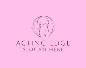 Nude Sexy Skin Care logo design