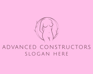 Nude Sexy Skin Care logo design