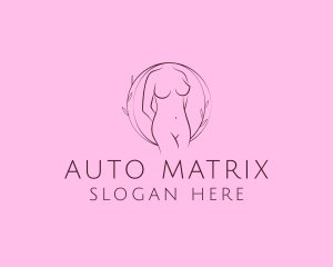 Nude Sexy Skin Care logo design