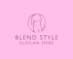 Nude Sexy Skin Care logo design