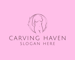 Nude Sexy Skin Care logo design