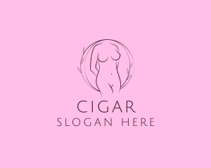 Nude Sexy Skin Care logo design