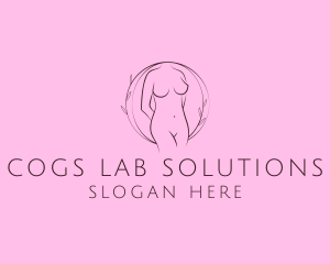 Nude Sexy Skin Care logo design