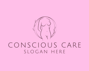 Nude Sexy Skin Care logo design