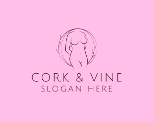 Nude Sexy Skin Care logo design