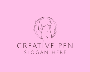 Nude Sexy Skin Care logo design