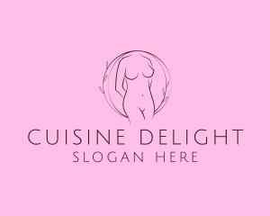 Nude Sexy Skin Care logo design