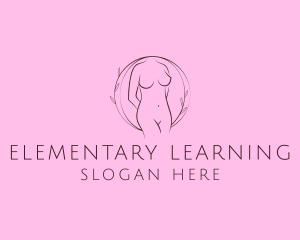 Nude Sexy Skin Care logo design