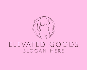 Nude Sexy Skin Care logo design