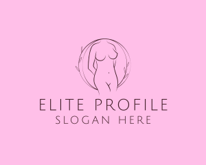 Nude Sexy Skin Care logo design