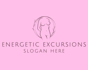 Nude Sexy Skin Care logo design