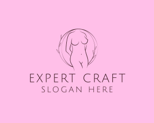 Nude Sexy Skin Care logo design