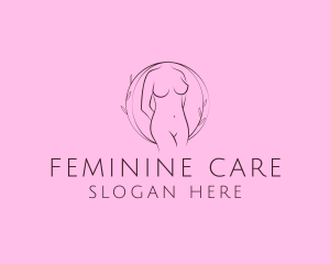 Nude Sexy Skin Care logo design