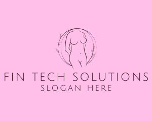 Nude Sexy Skin Care logo design