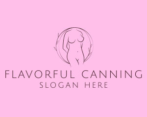 Nude Sexy Skin Care logo design