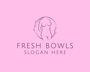 Nude Sexy Skin Care logo design