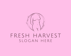 Nude Sexy Skin Care logo design