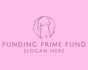 Nude Sexy Skin Care logo design