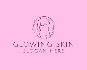 Nude Sexy Skin Care logo design