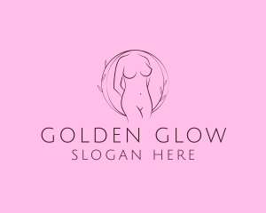 Nude Sexy Skin Care logo design