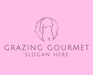 Nude Sexy Skin Care logo design