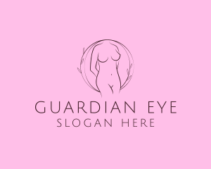 Nude Sexy Skin Care logo design