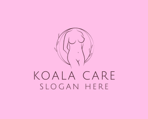 Nude Sexy Skin Care logo design