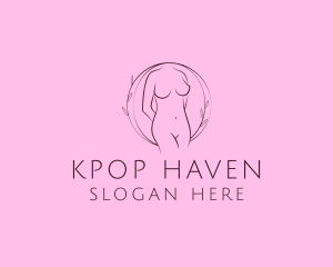 Nude Sexy Skin Care logo design