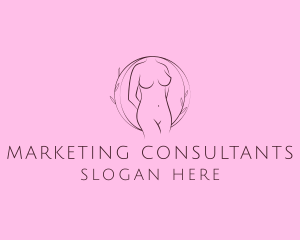 Nude Sexy Skin Care logo design