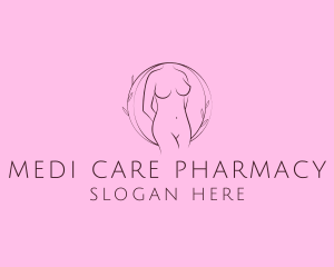 Nude Sexy Skin Care logo design